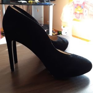 Black suede heels BUNDLE PLEASE